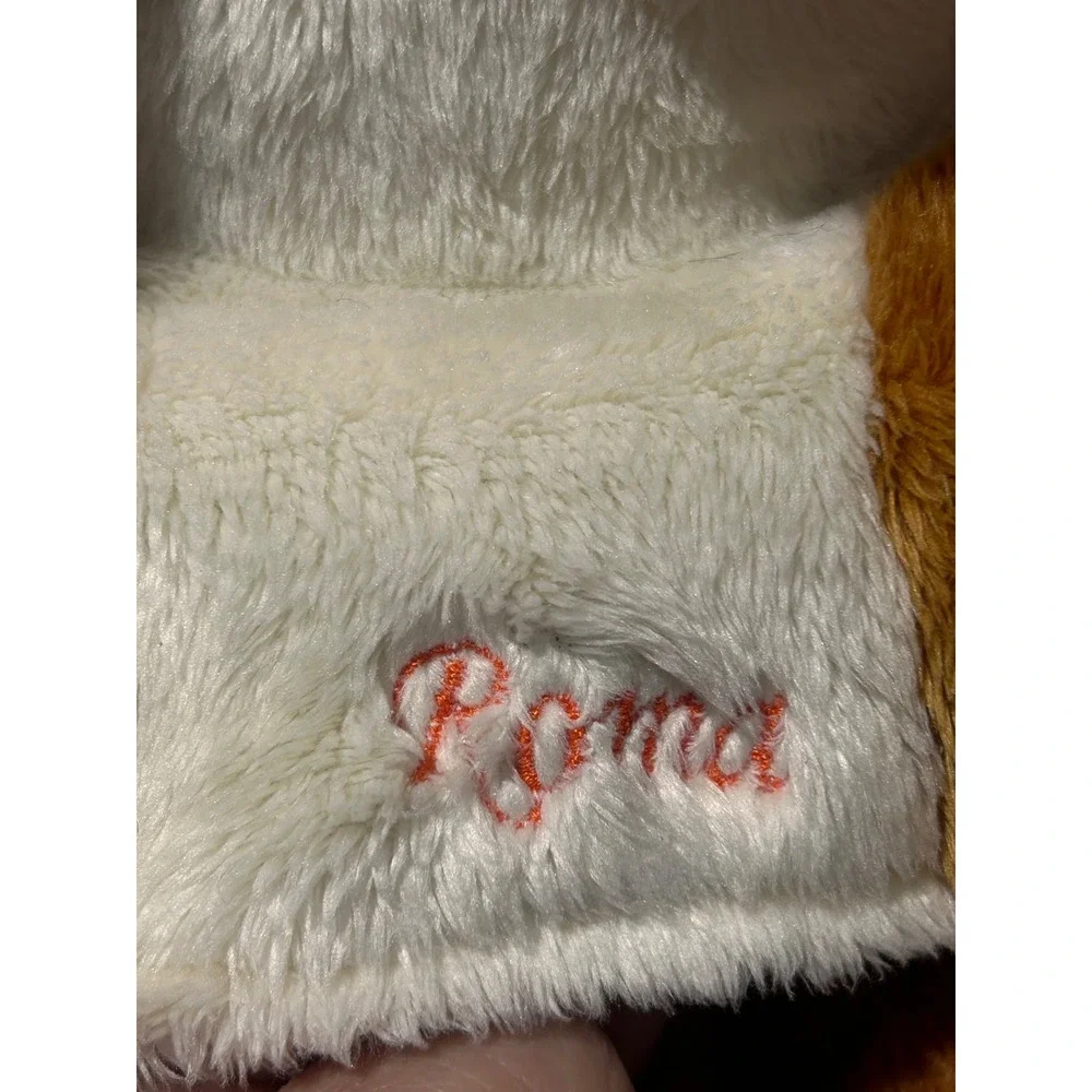 Trudi Roma Beagle Hound Dog Plush Hand Puppet Retired Brown White Black Italy